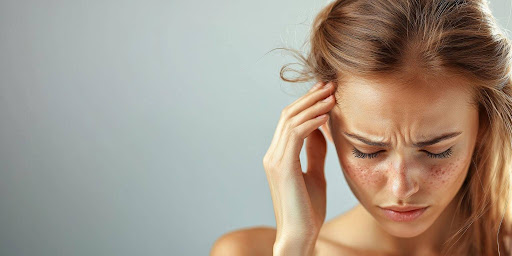 Woman with clear skin representing professional acne treatment in Las Vegas NV for summer breakouts